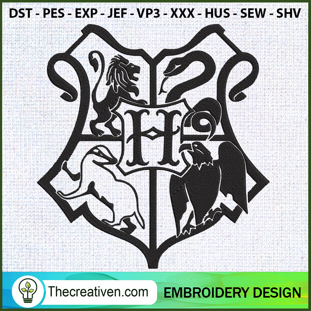 Hogwarts Crest Embroidery Designs Embroidery Design – Digital Download 1 Hogwarts Crest Embroidery Designs Embroidery Design – Digital Download