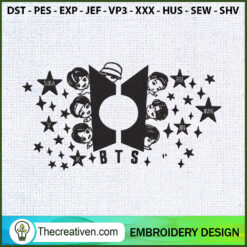 BTS Chibi Embroidery Designs Embroidery Design – Digital Download