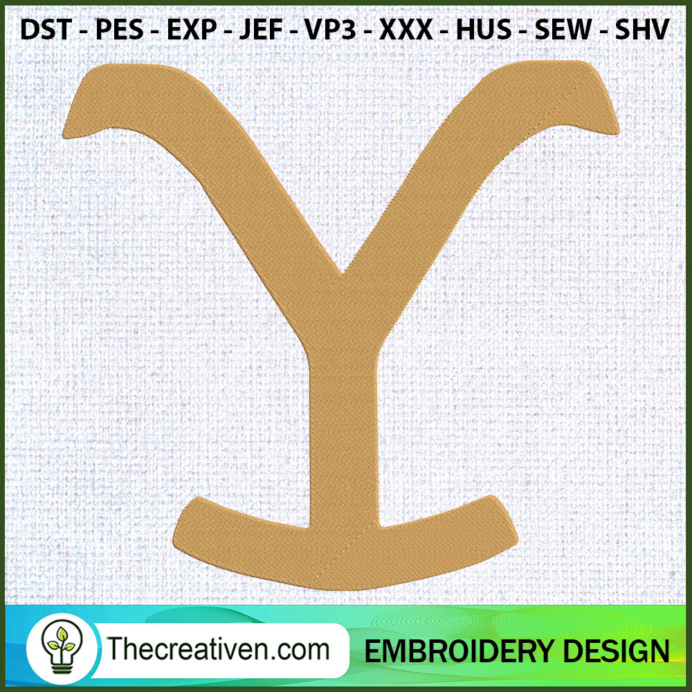 Yellowtone Logo Embroidery D Embroidery Design 1 Yellowtone Logo Embroidery D Embroidery Design