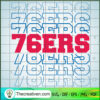 Philadelphia 76ers SVG, Logo 76ERS SVG, Basketball SVG