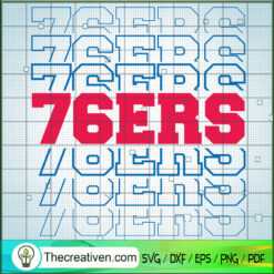 Philadelphia 76ers SVG, Logo 76ERS SVG, Basketball SVG