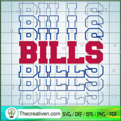 Buffalo Bills SVG, Logo Bills SVG, Football SVG