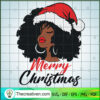 Afro Black Queen Christmas SVG Cut File for Cricut & Silhouette 2 21 copy