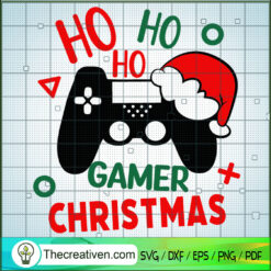 Ho Ho Ho Gamer Christmas SVG Cut File for Cricut & Sil Design 68459