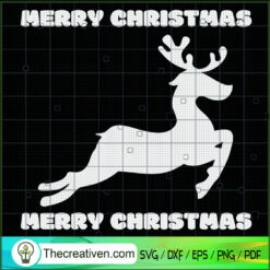 Merry Christmas Reindeer SVG, Merry Christmas SVG, Quotes SVG