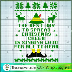 The Best Way To Spread Christmas Cheer SVG Cut File fo Design 68514