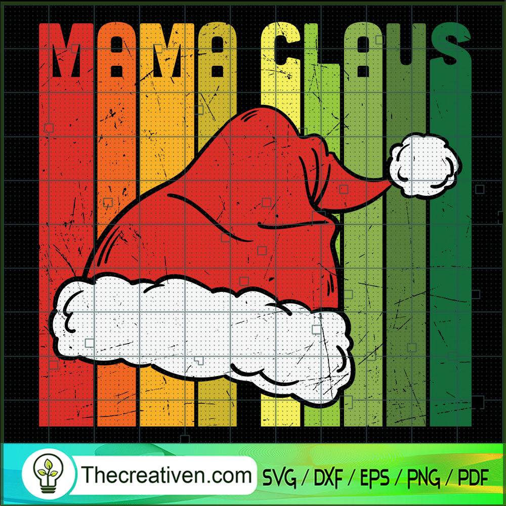Mama Claus SVG, Santa Claus Hat SVG, Funny Christmas SVG 1 Mama Claus SVG, Santa Claus Hat SVG, Funny Christmas SVG