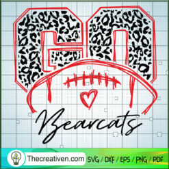 Go Bearcats SVG, Cincinnati Bearcats SVG, Football SVG