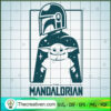 Darth Vader and Baby Yoda SVG, Mandalorian SVG, Star Wars SVG