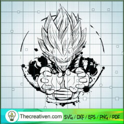 Vegeta SVG, Skill Vegeta SVG, Dragon Ball SVG