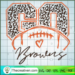 Go Browns SVG, Cleveland Browns SVG, Football SVG