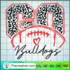 Go Bulldogs SVG, Georgia Bulldogs SVG, Football SVG