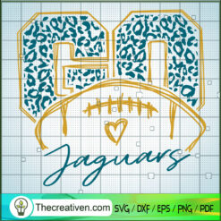 Go Jaguars SVG, Jacksonville Jaguars SVG, Football SVG
