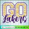 Go Lakers SVG, Los Angeles Lakers SVG, Football SVG