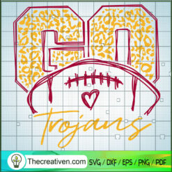 Go Trojans SVG, USC Trojans SVG, Football SVG