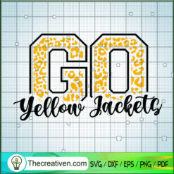 Go Yellow Jackets SVG, Georgia Tech Yellow Jackets SVG, Football SVG