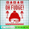 Oh Fudge SVG, A Christmas Story SVG, Funny Christmas Movie SVG