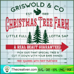 Christmas Tree Farm SVG Cut File for Cricut & Silhouette