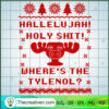 Hallelu Jah Holy Shit Where' SVG Cut File for Cricut 3 131 copy