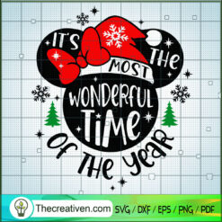 It's The Most Wonderful Time Of The Ye SVG Cut File fo Design 68817