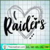 Raiders Heart SVG, Raiders SVG, Sports Team SVG 2 215 copy