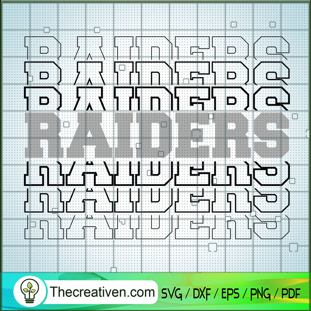 Raiders SVG, Sports Team SVG, Raiders Words SVG 1 Raiders SVG, Sports Team SVG, Raiders Words SVG