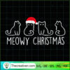 Meowy Christmas SVG, Meow Santa SVG, Merry Christmas SVG 3 182 copy