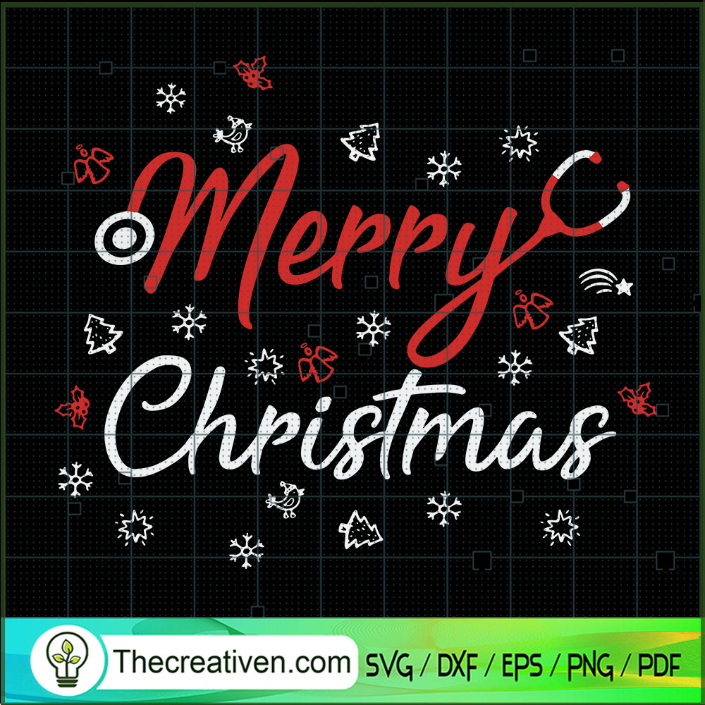 Merry Christmas SVG, Nurse Christmas SVG, Nurse SVG 1 Merry Christmas SVG, Nurse Christmas SVG, Nurse SVG