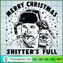 Merry Christmas Shitter's Full SVG Cut File for Cricut Design 68923