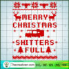 Merry Christmas Shitters Full SVG Cut File for Cricut & Silhouette