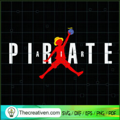Pirate Air SVG, One Piece SVG, Money D Luffy SVG
