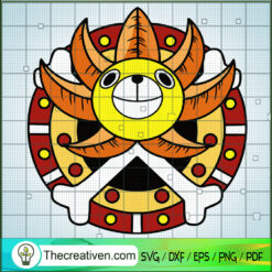 Thousand Sunny SVG, Thousand Sunny Logo SVG, One Piece SVG