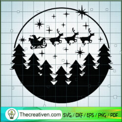 Santa Ho Ho Ho Merry Christmas SVG Cut File for Cricut & Silhouette
