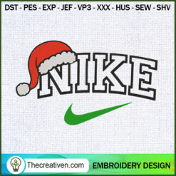 Nike Christmas Embroidery Designs Embroidery Design – Digital Download