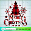 Christmas Tree SVG, Merry Christmas SVG, Xmas SVG 3 Merry Christmas Plaid copy