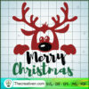 Merry Christmas Reindeer SVG, Reindeer Xmas SVG, Funny Christmas SVG 2 Reindeer Merry Christmas Svg 20122920 copy