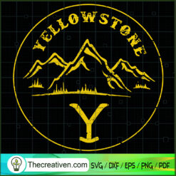 Logo Yellowstone SVG, Yellostone Movies SVG, Yellowstone SVG