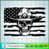Skull Cowboy SVG, American Skull SVG, USA Flag SVG 2 6 copy 3