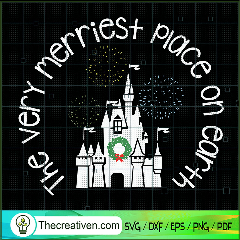 The Very Merriest Place On Earth SVG Cut File for Cricut & Silhouette 1 The Very Merriest Place On Earth SVG Cut File for Cricut & Silhouette