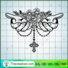 Floral Hands With Rosary SVG, Rosary SVG, Christian Religion SVG 2 23 copy 2