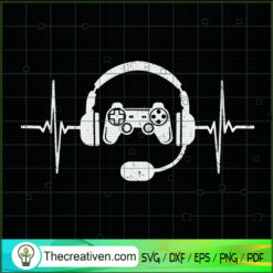 Gamer Beat SVG, Time To Play Game SVG, Headphone SVG