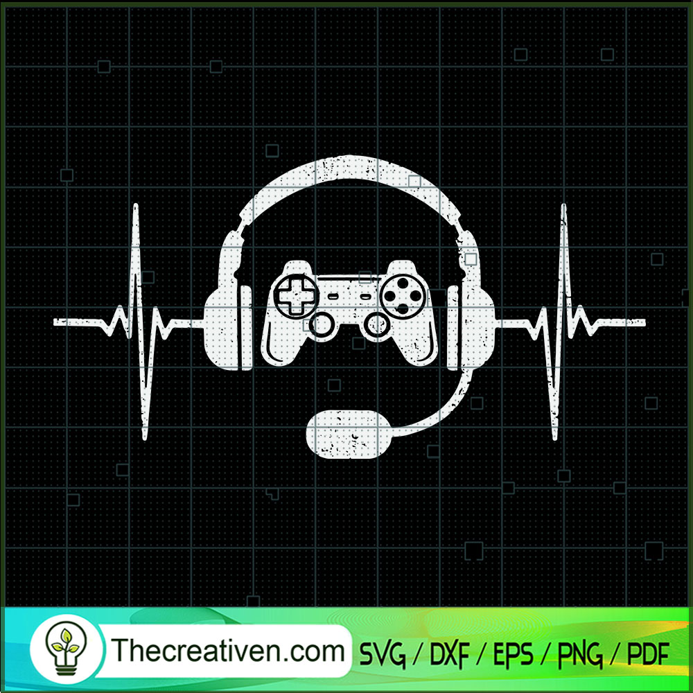 Gamer Beat SVG, Time To Play Game SVG, Headphone SVG 1 Gamer Beat SVG, Time To Play Game SVG, Headphone SVG