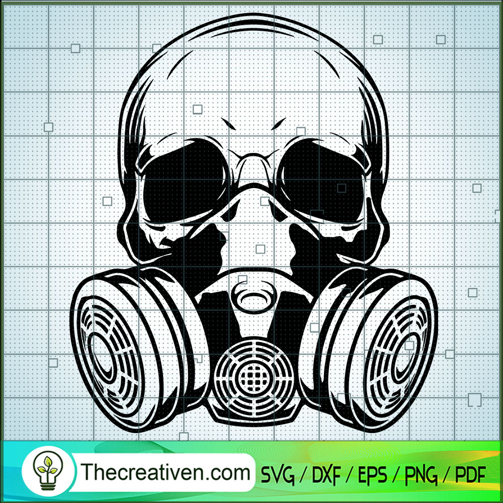 Gas Mask Skull SVG, Skull SVG, Gas Mask Soldier SVG 1 Gas Mask Skull SVG, Skull SVG, Gas Mask Soldier SVG