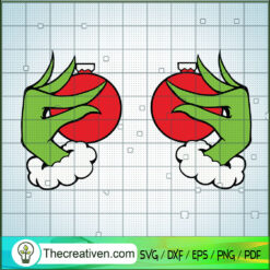 Grinch Hand Boobs SVG, The Grinch SVG, Funny Christmas SVG