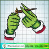 Grinch Hand Smoke Weed SVG, Grinch Hand Cannabis SVG, Funny Grinch SVG 3 37 copy 1