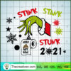 Stink Stank Stunk 2021 SVG Cut File for Cricut & Silho Design 69843