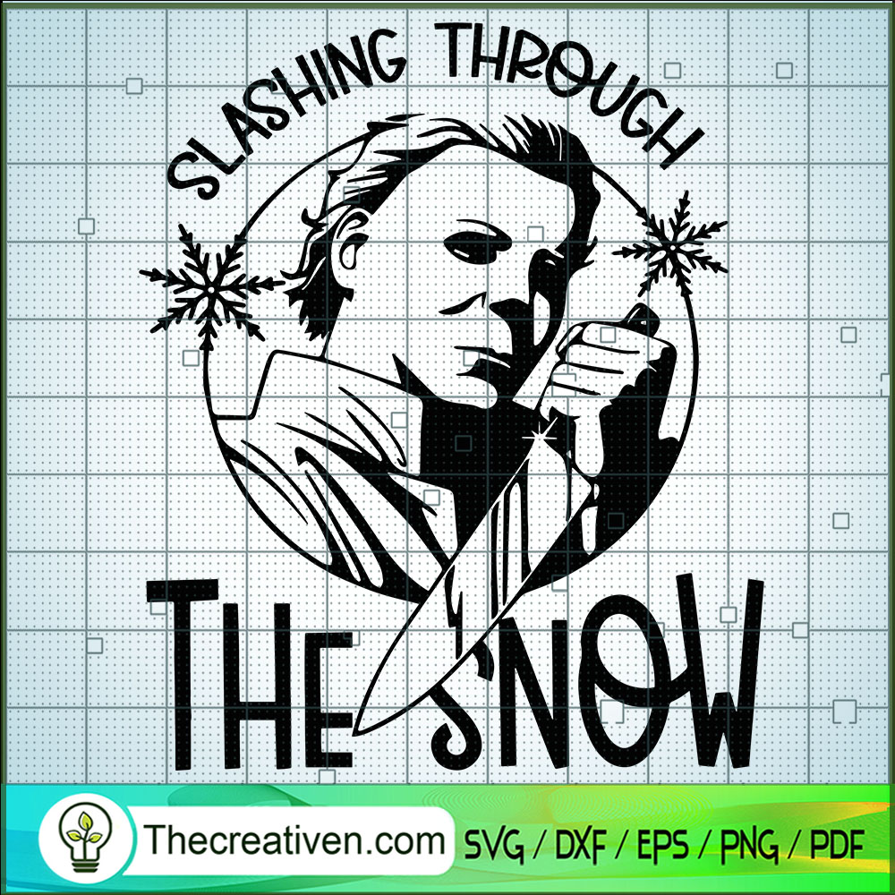 Slashing Through The Snow SVG, Michael Myers SVG, Horror Character SVG 1 Slashing Through The Snow SVG, Michael Myers SVG, Horror Character SVG