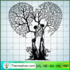 Heart Skeleton Tree SVG, Couple Skeleton SVG, Skeleton SVG 2 85 copy