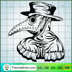 Plague Doctor SVG, Doctor Crow SVG, Crow Facemask SVG