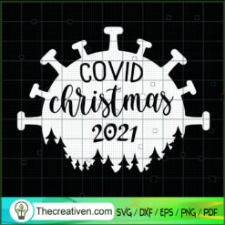 Covid Christmas 2021 Camping SVG Cut File for Cricut & Silhouette
